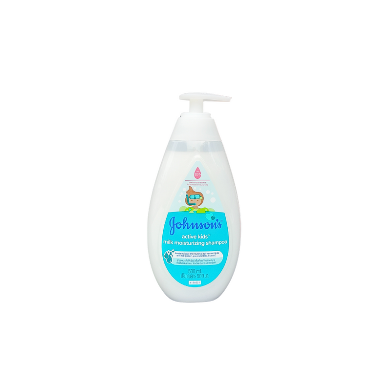 Johnsons Active Kids Milk Moisturizing Shampoo 500ml