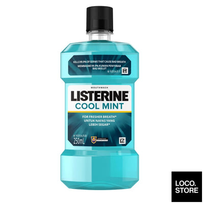 Listerine Mouth Wash Cool Mint 250ml - Oral Care - Mouthwash