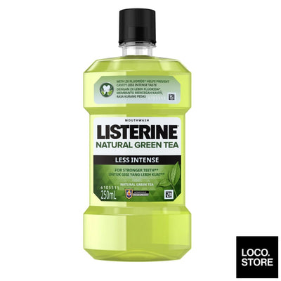 Listerine Mouth Wash Green Tea Less Intense 250ml - Oral
