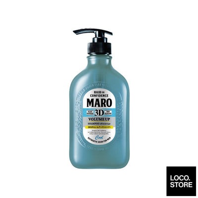 Maro 3D Volume Up Cool Shampoo 400ml - Men’s Hair - Shampoo