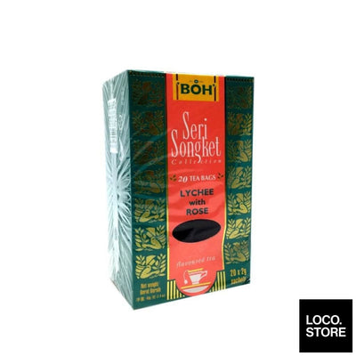 Boh Tea Seri Songket Lychee With Rose 20S - Beverages