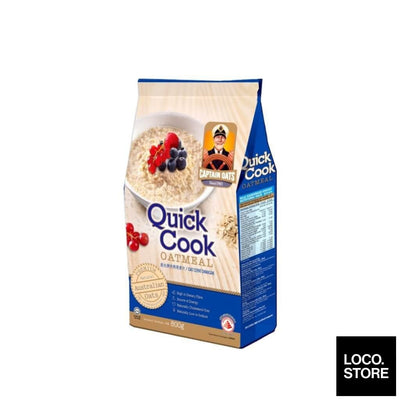 Captain Oats Quick Cooking 800g (Foil Pack) - Oats & Cereals