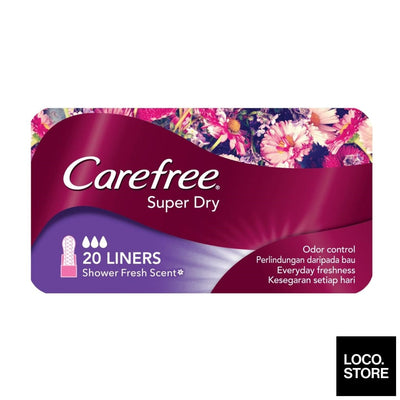 Carefree Pantyliner Super Dry Scented 20S - Health & 