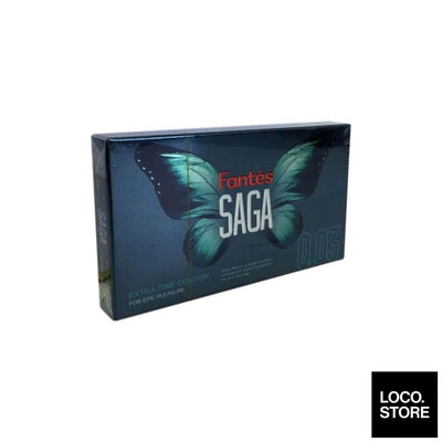 Fantes Saga Condom Extra Fine 0.03 12 pieces - Health & 