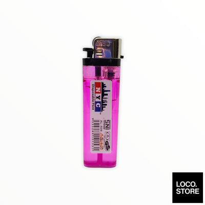 NYC Flicker Disposable Lighter Transparent 1s - Household