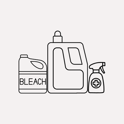 Cleaning - Floor, Bleach & Disinfectant