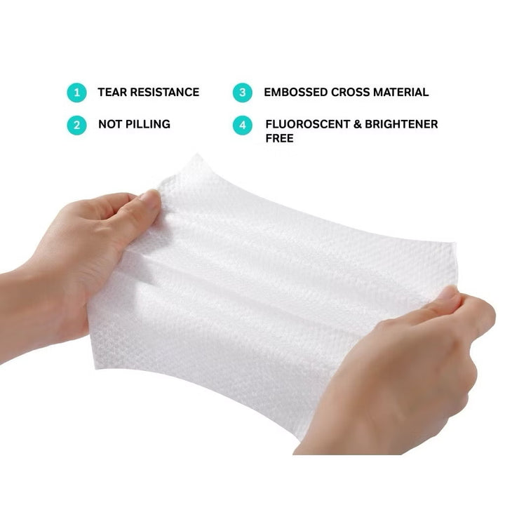BzuBzu Skincare Cotton Towel 80 Sheets Value Pack