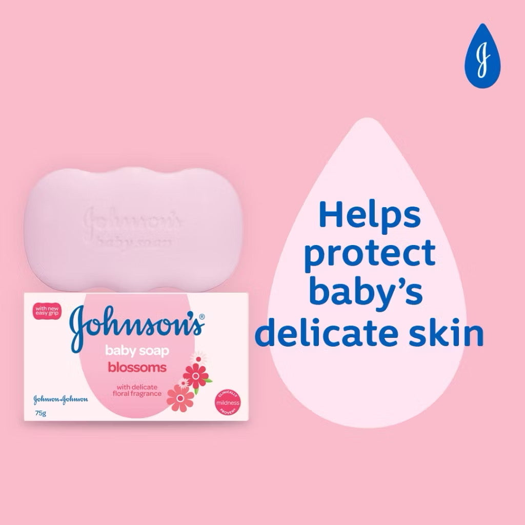 Johnsons Baby Soap Blossom 75G x 3 pack