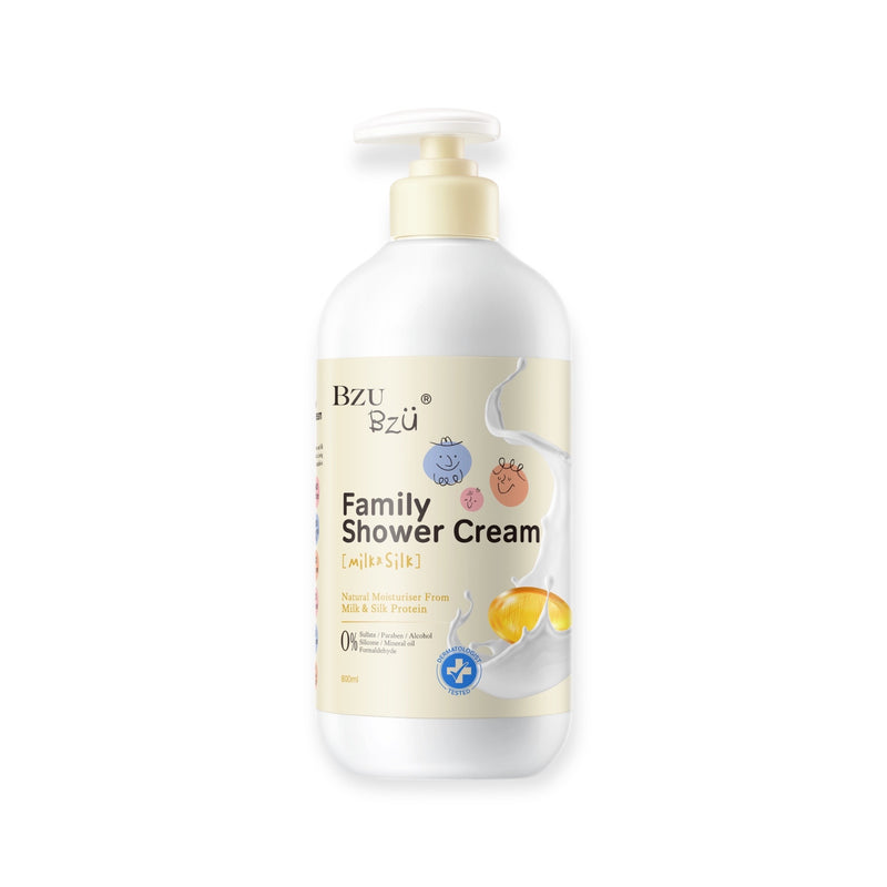 BzuBzu Family Shower Cream Milk+Silk 800ML