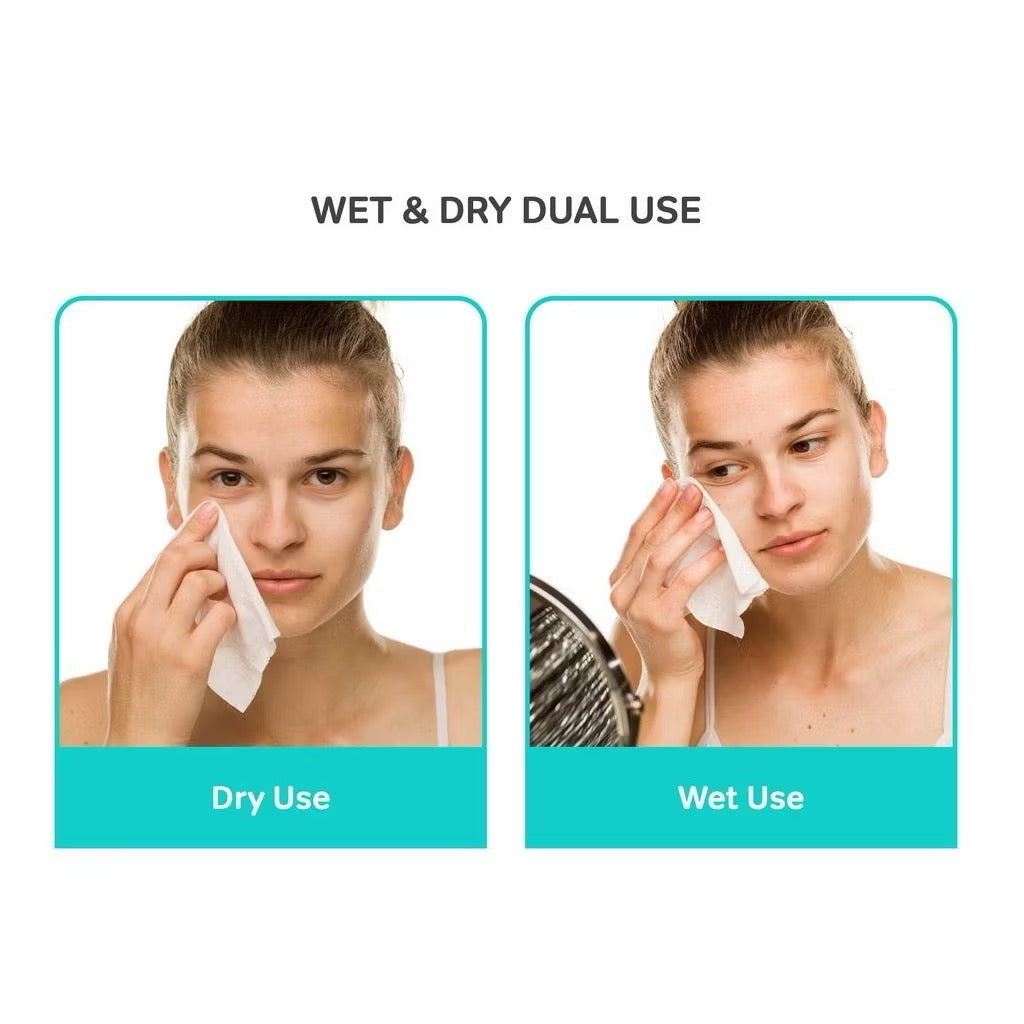 BzuBzu Skincare Cotton Towel 80 Sheets Value Pack