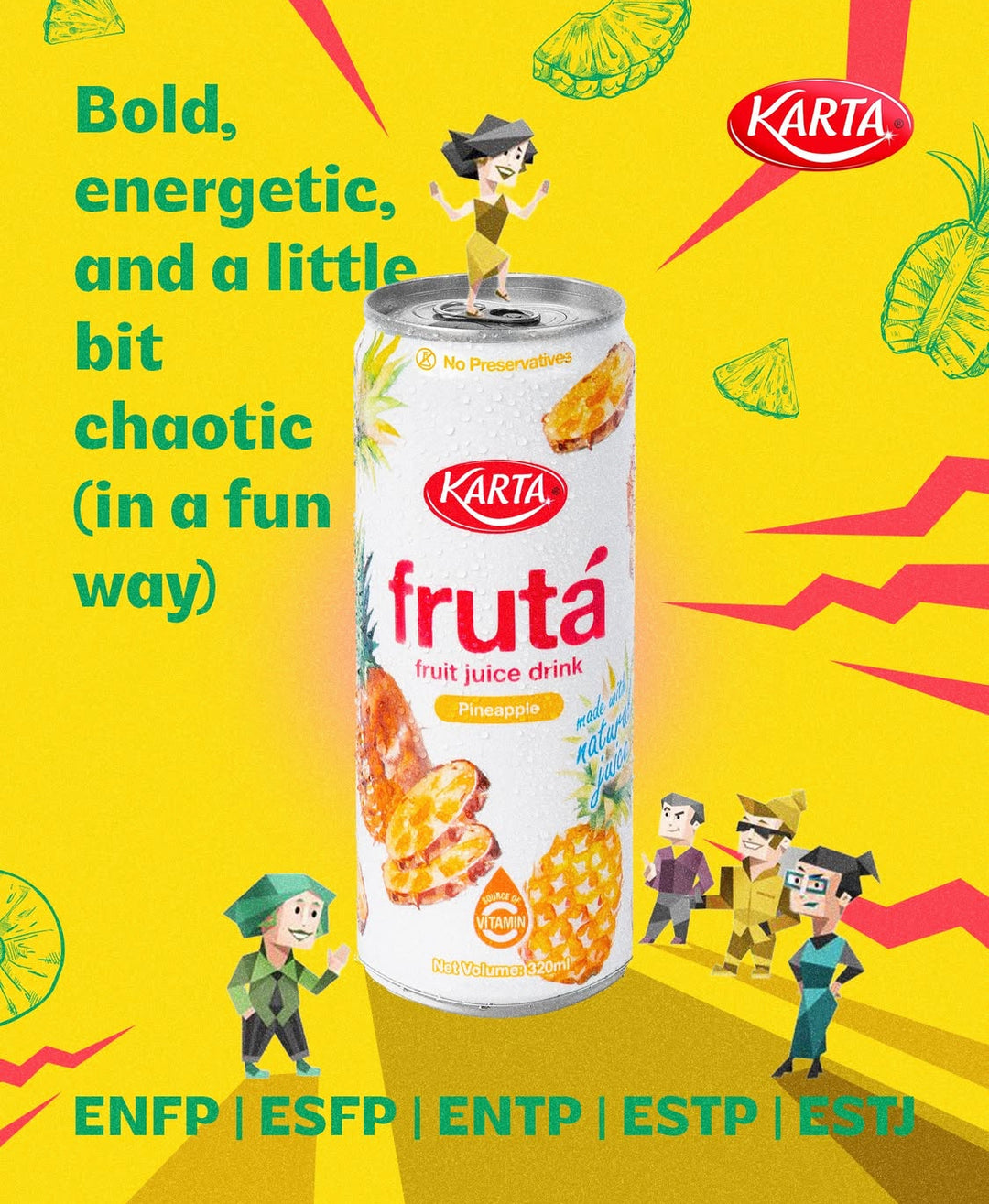 Karta Fruta Fruit Juice Drink 320ml