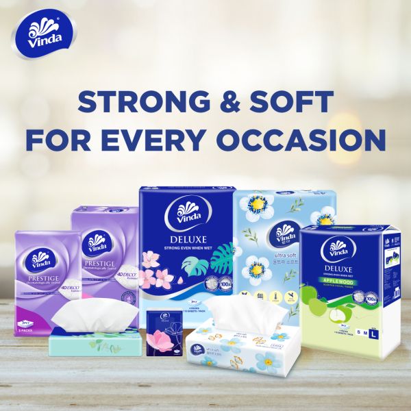 Vinda Ultra Soft Soft Pack Tissue 2ply 4x150s