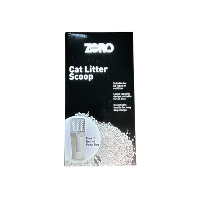 Zoro Cat Litter Scoop with Free 1 Roll of Poop Bag