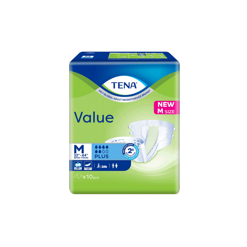 Tena Value Adult Diaper M 10