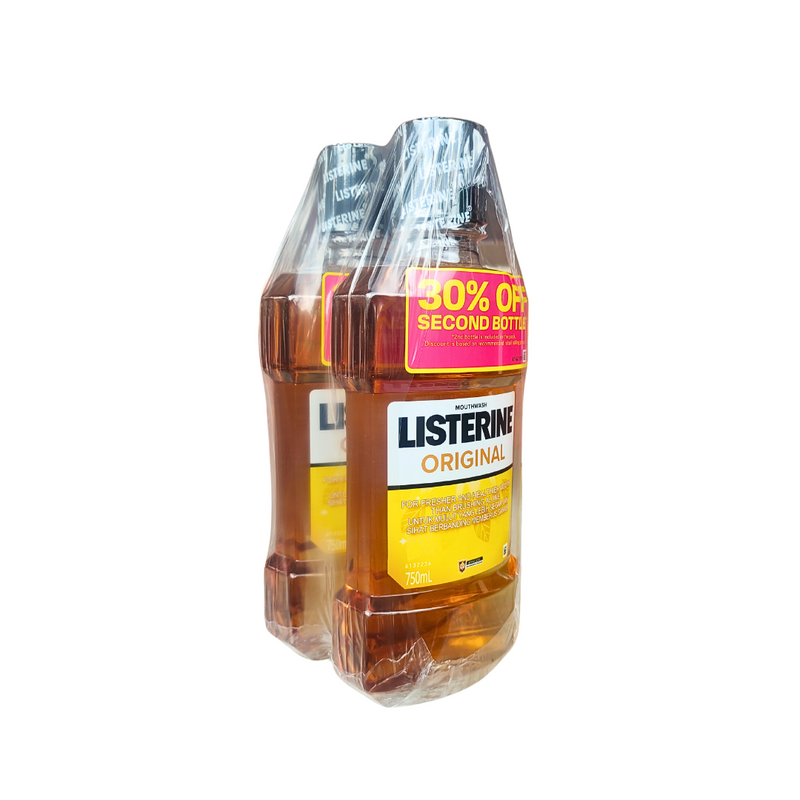 Listerine Original 750ml Twin Pack
