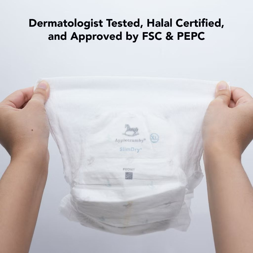 Applecrumby Slimdry Easyday Tape Diapers S46+6 Mega
