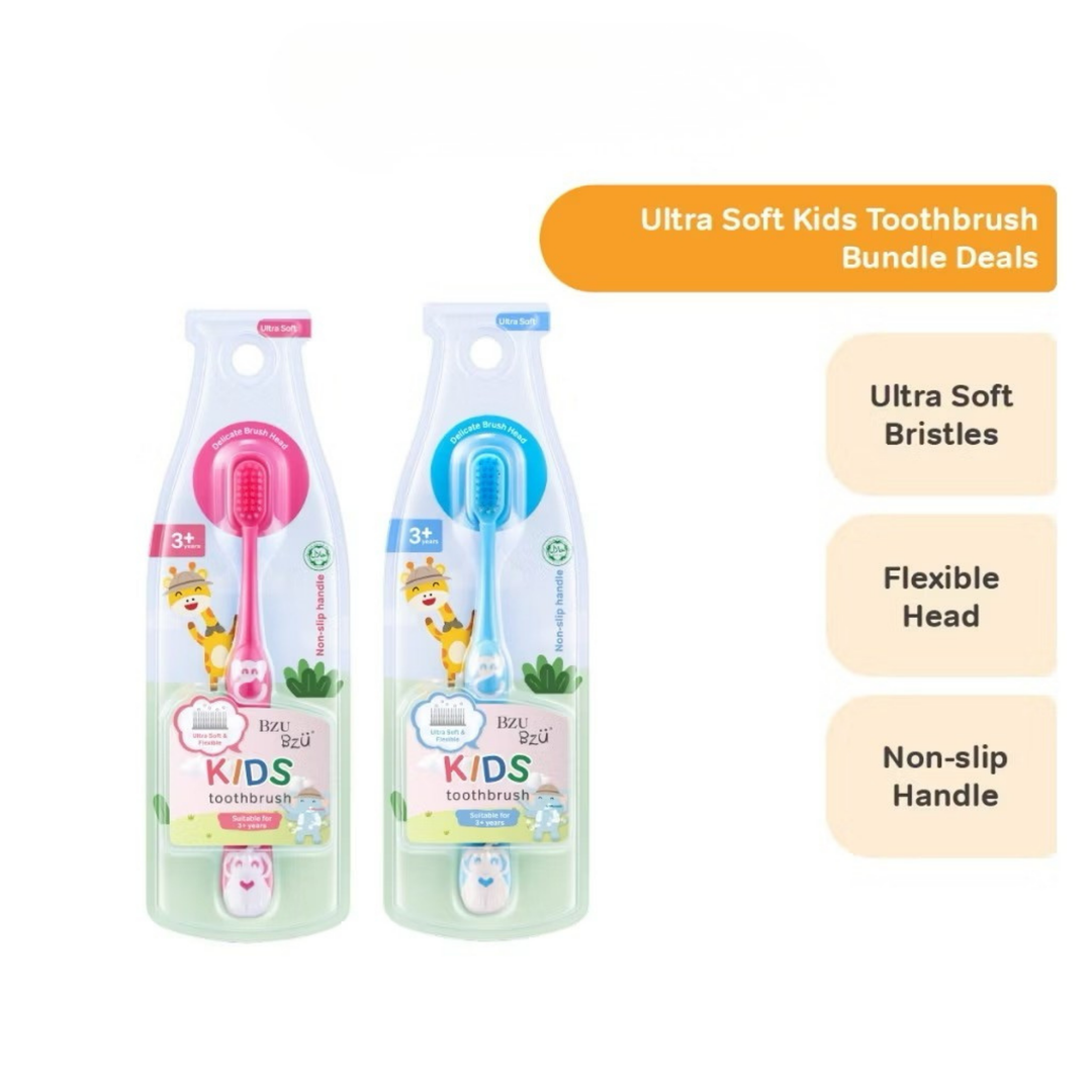 BzuBzu Kids Toothbrush Pink