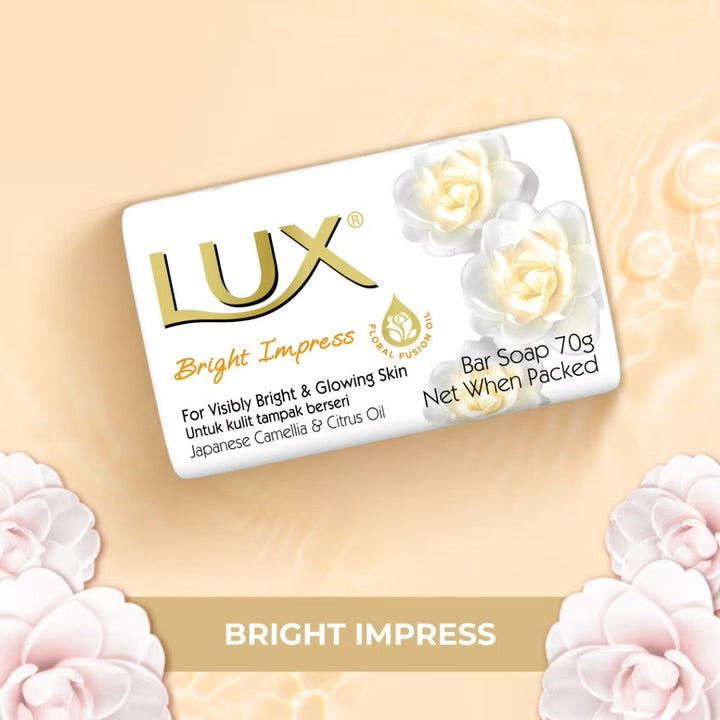 Lux Bright Impress Bar Soap 4X70G