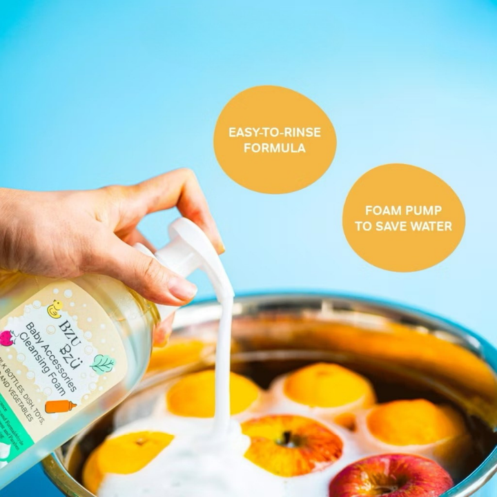 BzuBzu Baby Accessories Cleansing Foam Lemon 400ML Refill Twin Pack