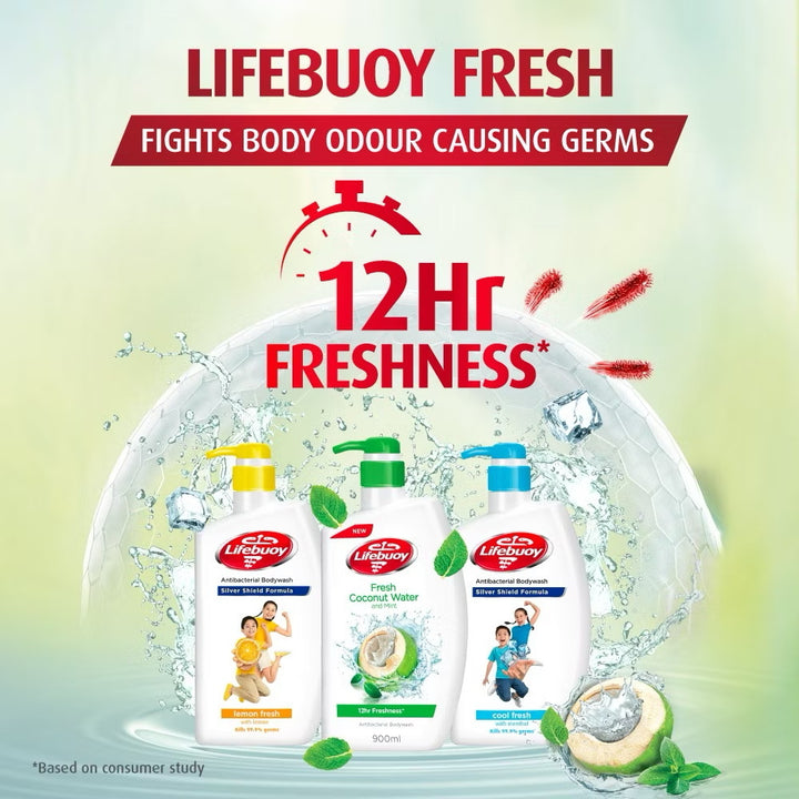 Lifebuoy Body Wash Coconut Refill 850ml