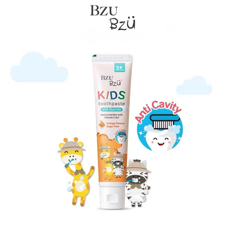 BzuBzu Kids Toothpaste Orange 50G