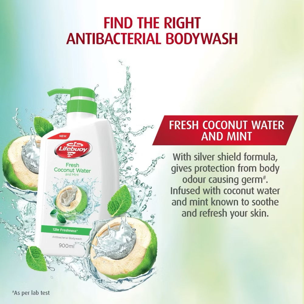Lifebuoy Body Wash Coconut Refill 850ml
