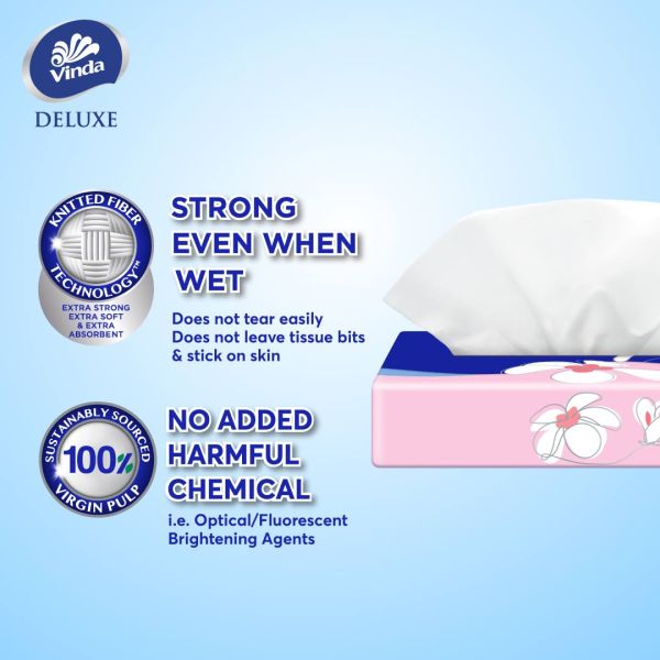 VINDA Deluxe Tissue 3 ply (S) 50s x 12