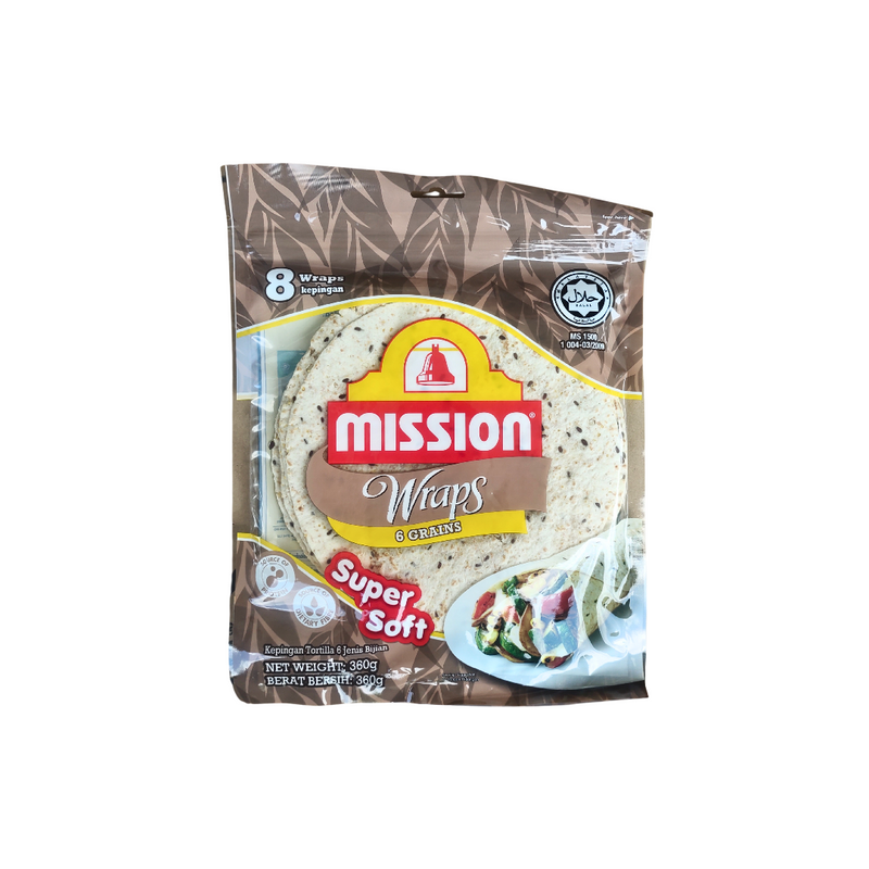 Mission Wraps 6 Grains 360G