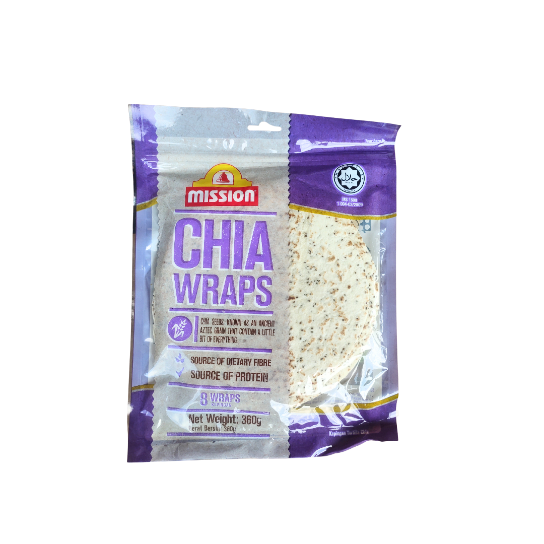 Mission Wraps Chia 8S 360G