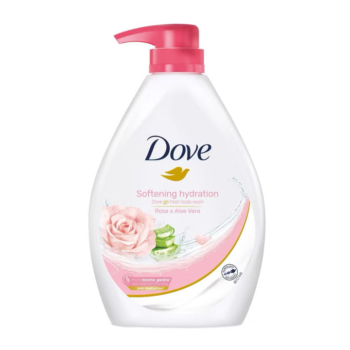 Dove Shower Softening Hydration Rose 1000ml