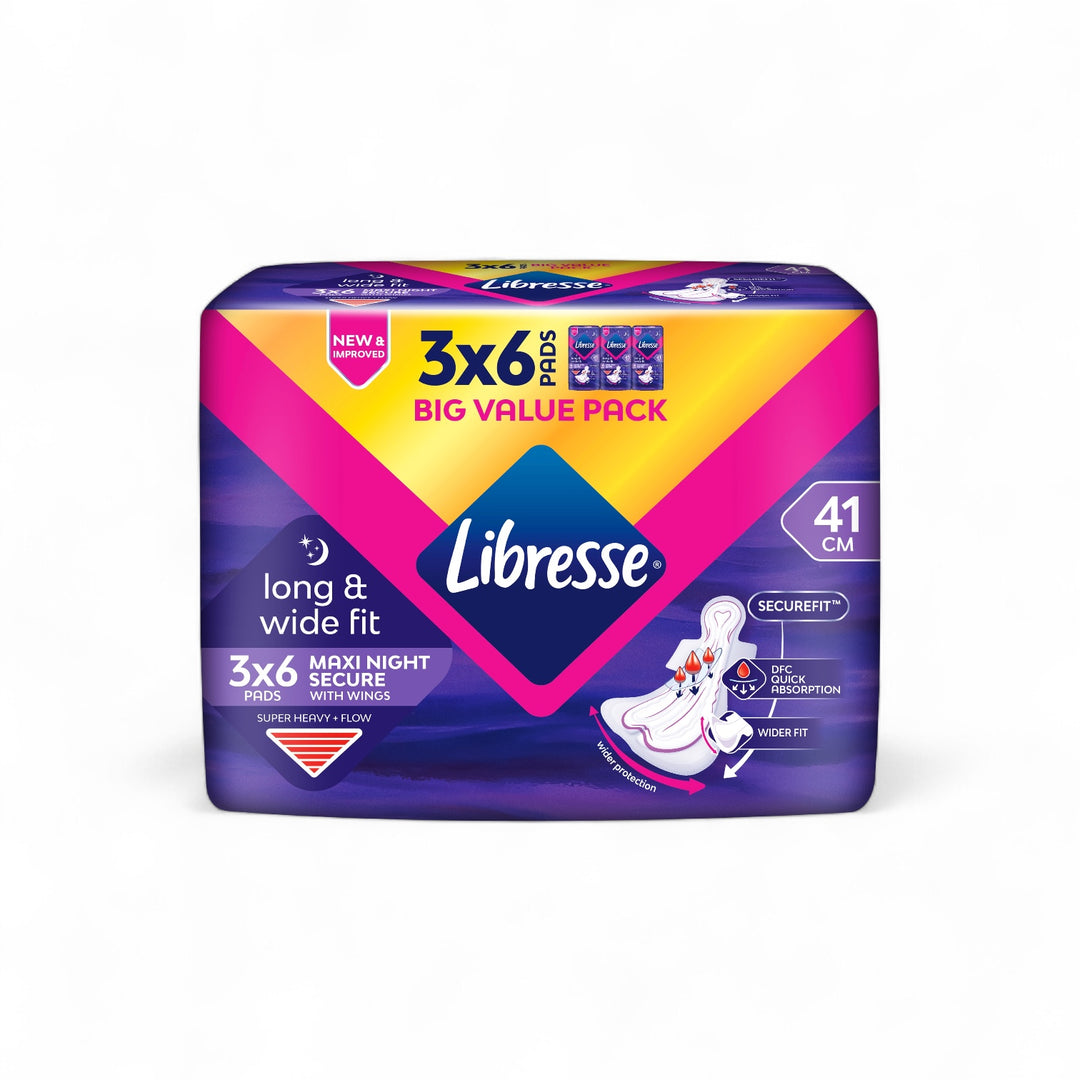 Libresse WBNightW 41cm (3x6) Big Value Pack