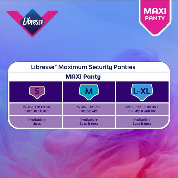 Libresse Panties M-L 2s