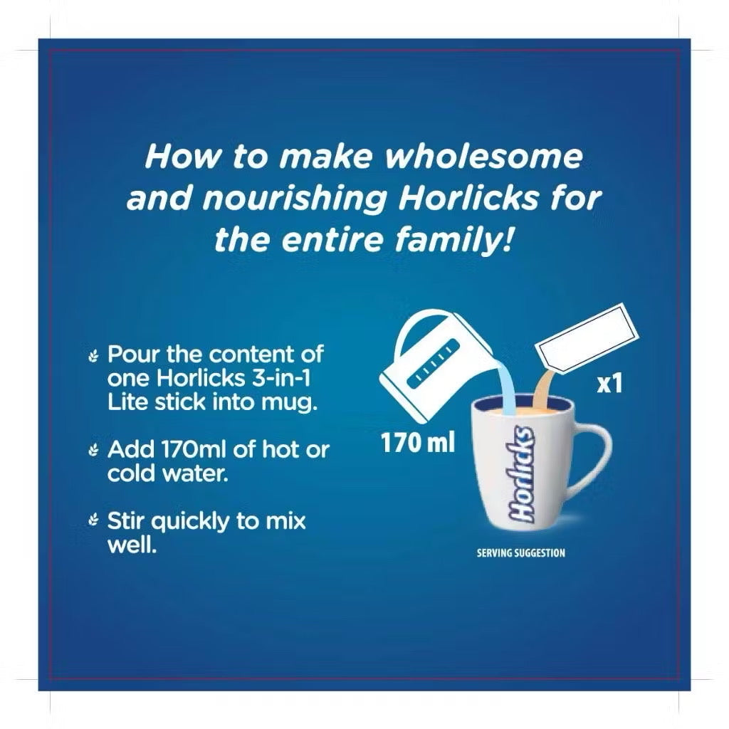 Horlicks 3In1 Lite Powder 10X28G