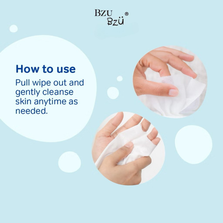 BzuBzu Cooling Wet Wipes 10 Wipes