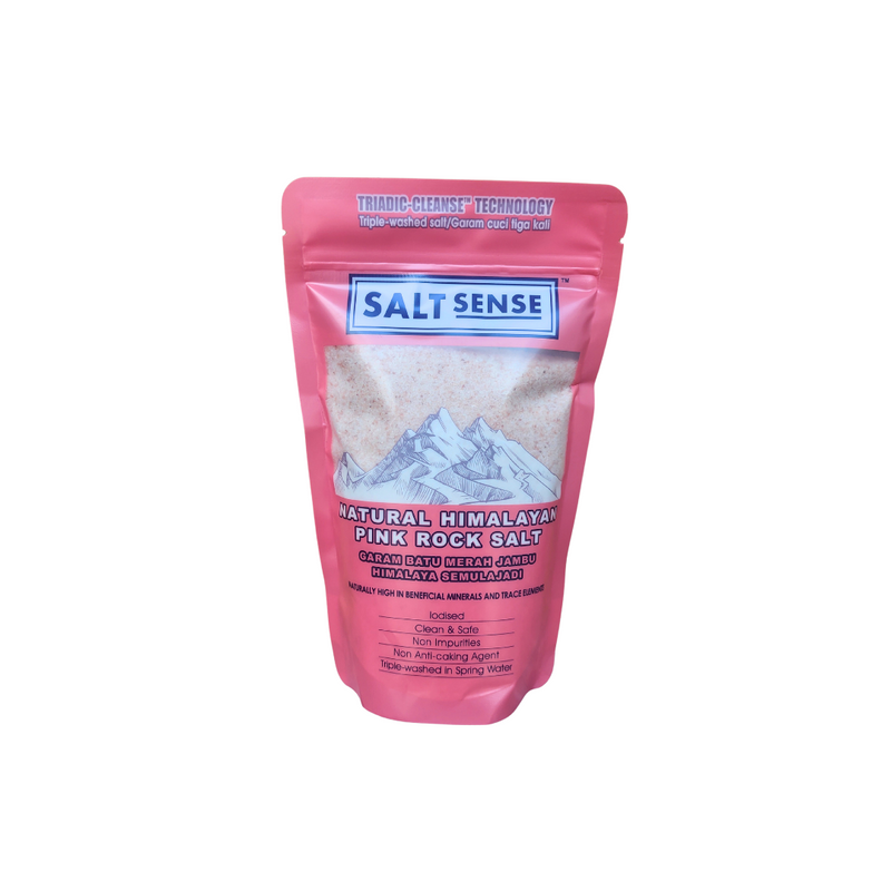 Saltsense Natural Himalayan Pink Rock Salt Iodised 500G