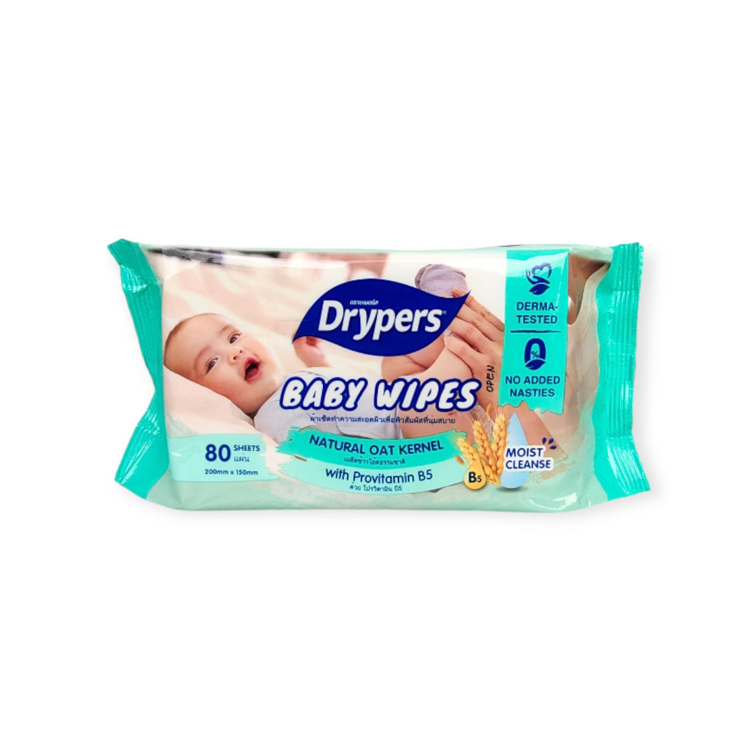 Drypers Baby Wipes Oat 80s