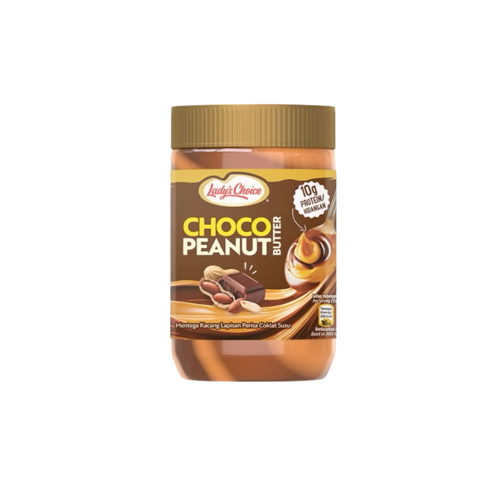 Ladys Choice Peanut Butter Chocolate Stripe 500g