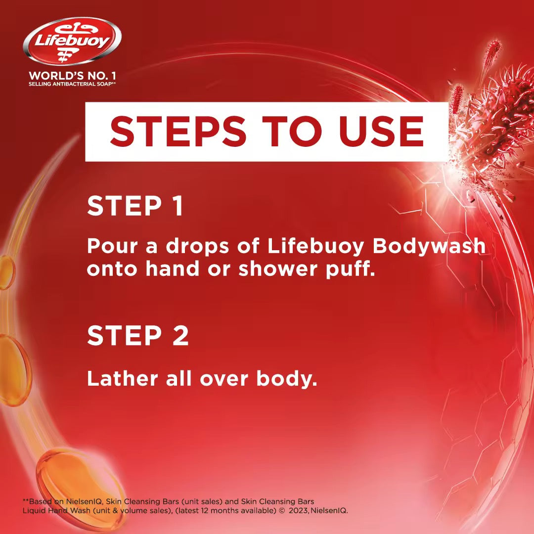 Lifebuoy Body Wash Moisture Plus (Refill) 800ml