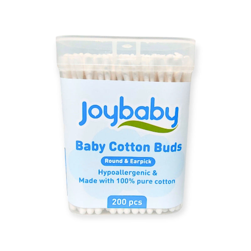 Joybaby Cotton Buds Dual-Head Round & Ear Pick 200s