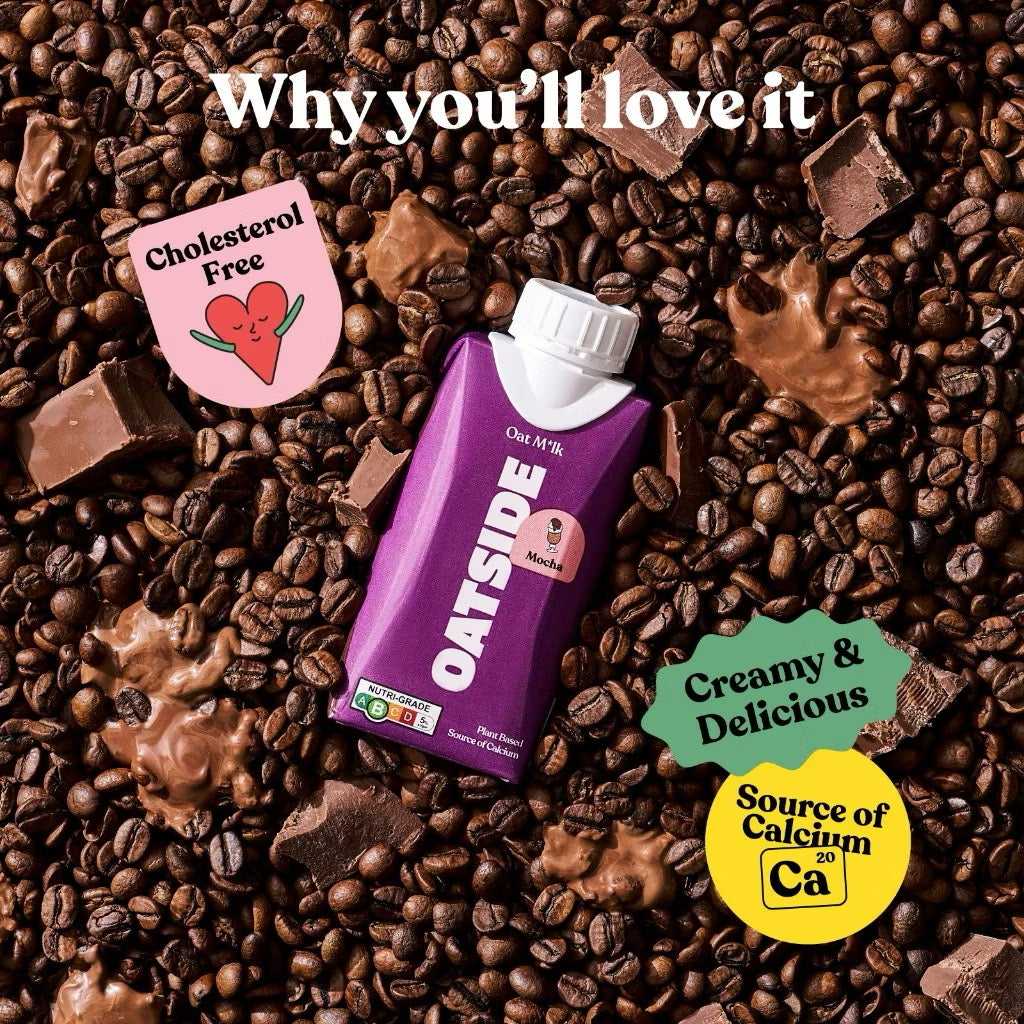 Oatside Coffee Mocha Oat Milk 200ML (Pack of 3)