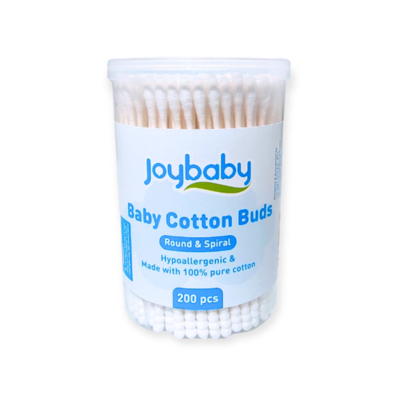 Joybaby Cotton Buds Dual-Head Round & Spiral 200s