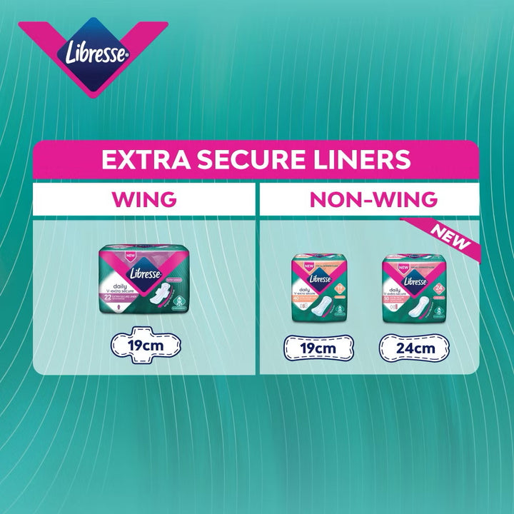 Libresse Extra Secure Long PantyLiner 24cm 30s