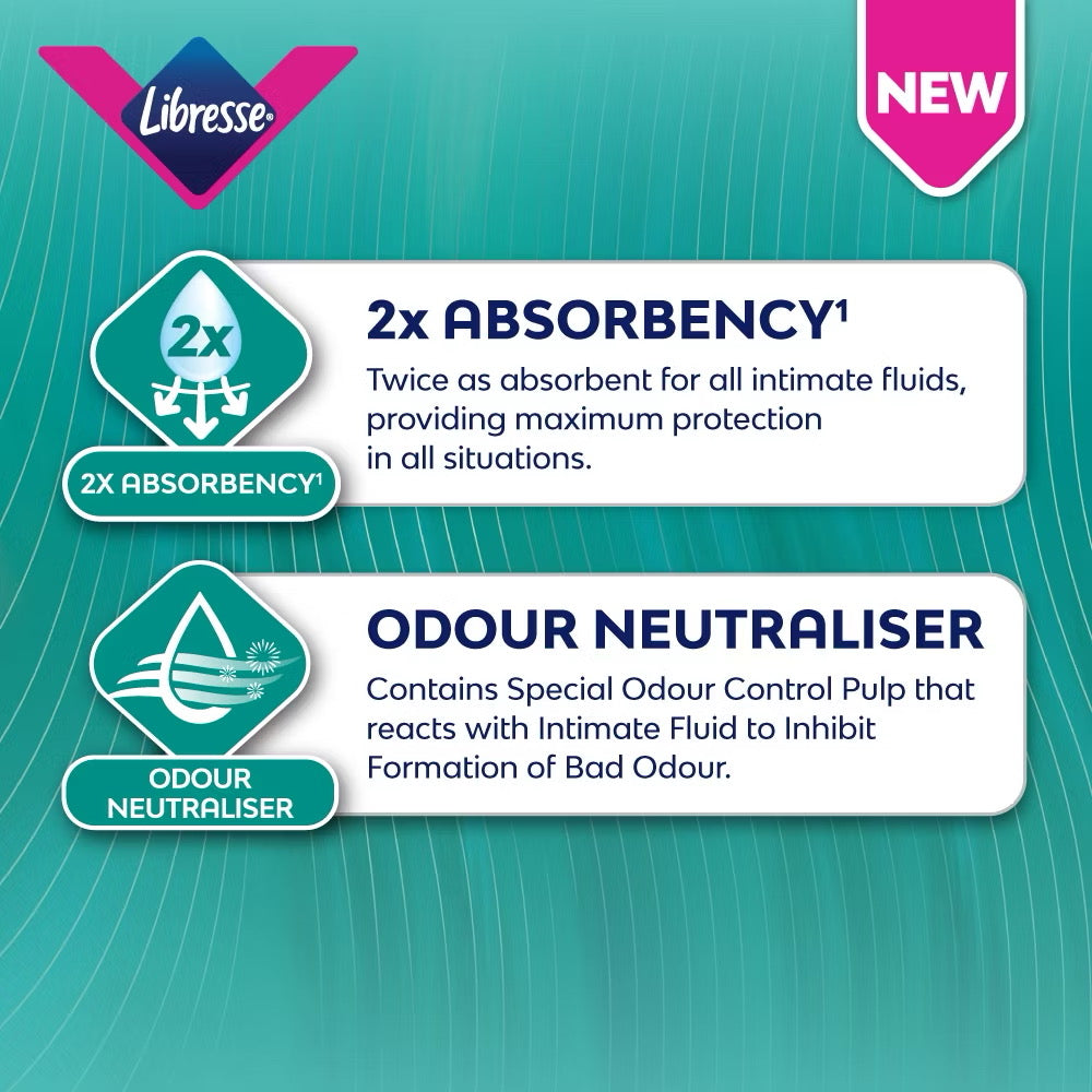 Libresse Extra Secure Long PantyLiner 24cm 30s