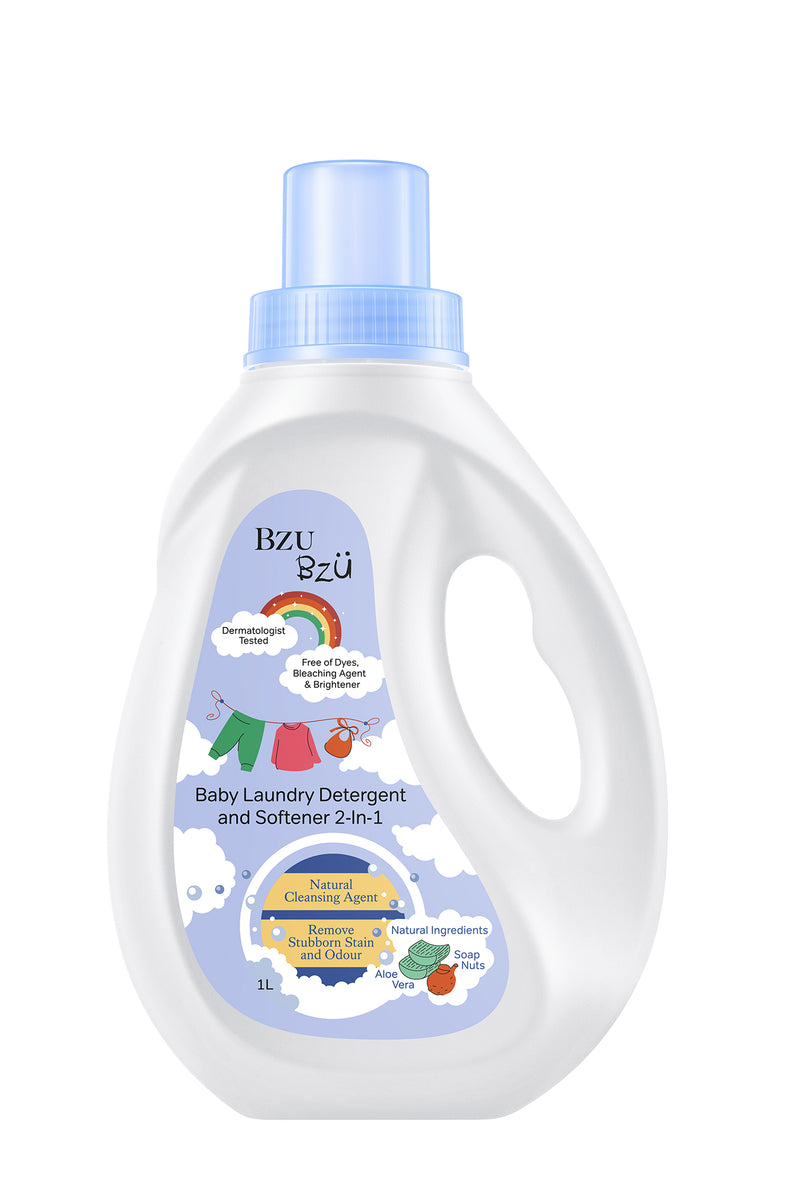 BzuBzu Baby Laundry Detergent Softener 2-In-1 1L