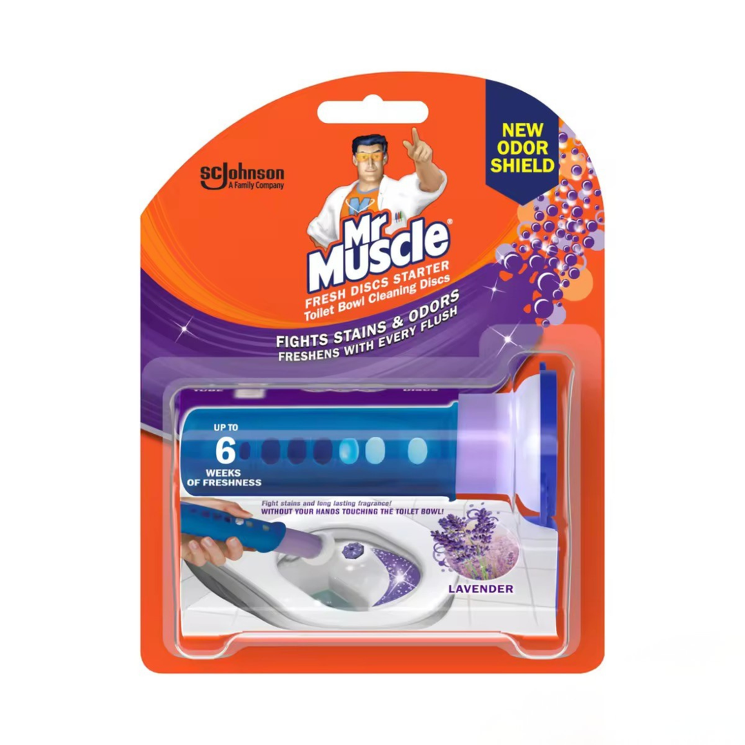 Mr Muscle Lavender Starter Disc 38g X 6