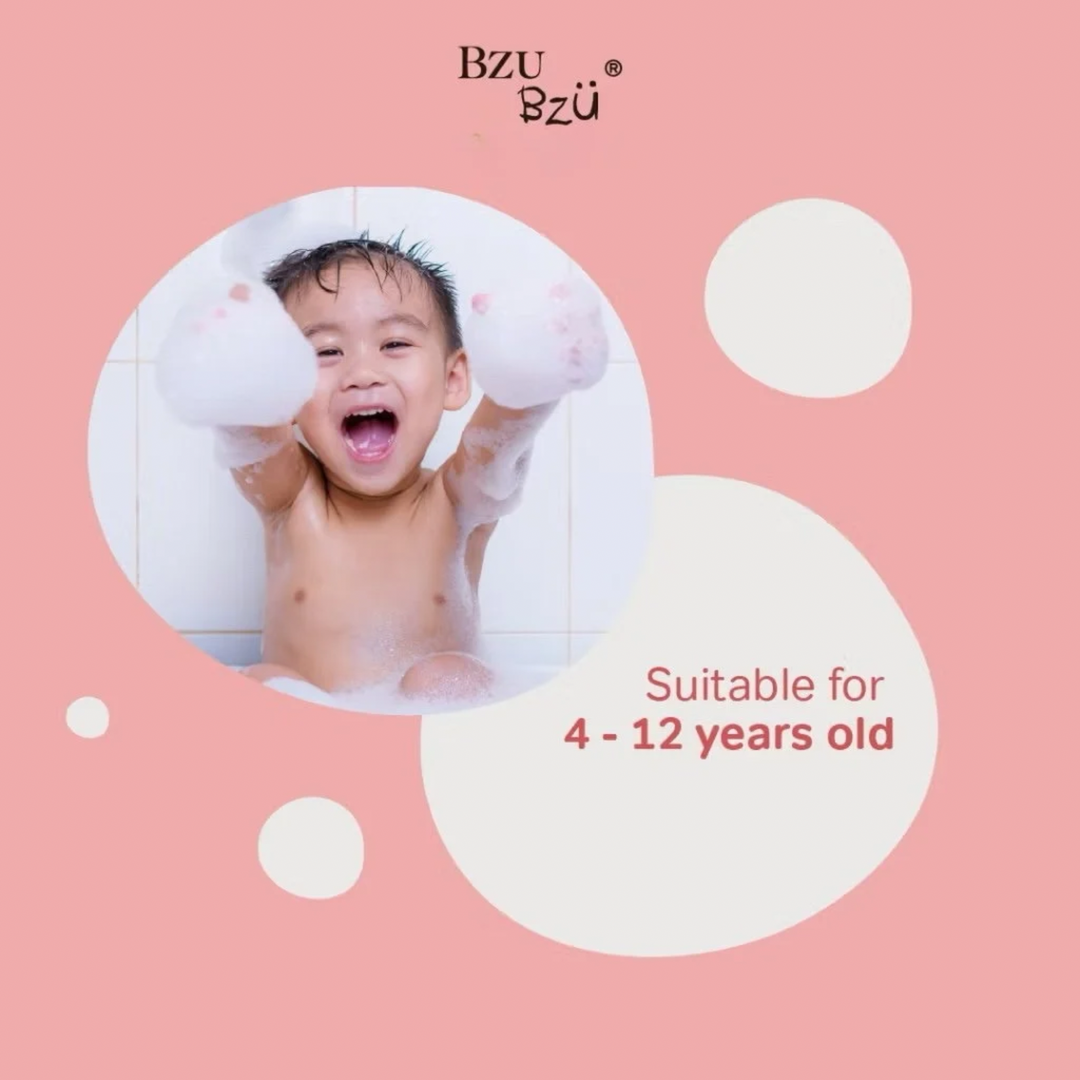 BzuBzu Kids Travel Kit Shampoo 50ML + Hair Treatment 50ML + Body Wash 50ML