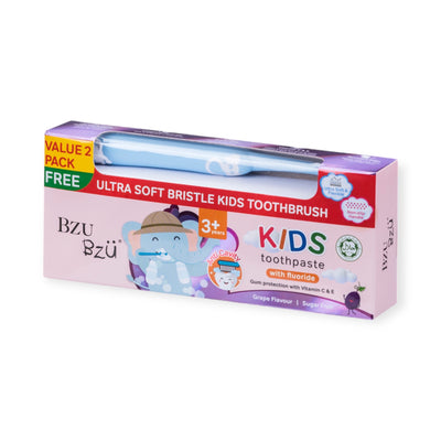 BzuBzu Kids Toothpaste Grape Bundle