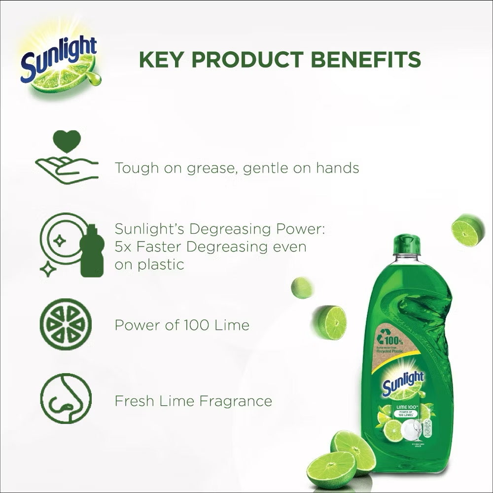 Sunlight Dishwash Liquid 1.35L