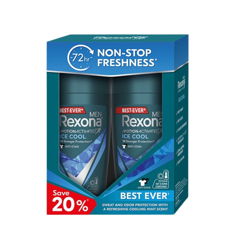 Rexona Roll-On Men Twin Ice Cool 2X(45ml)