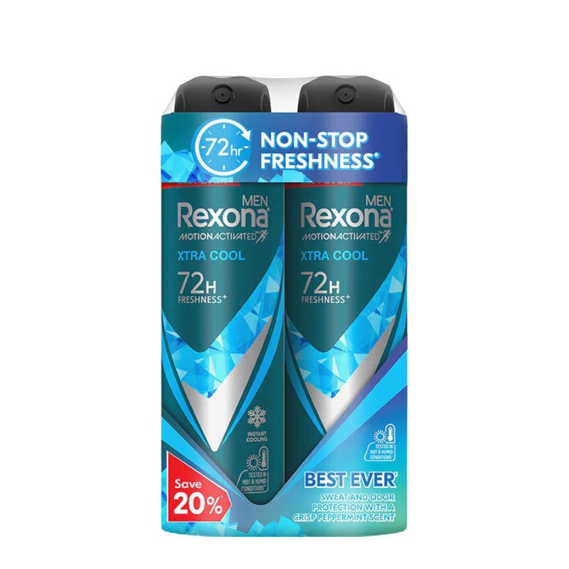 Rexona Spray Men - Xtra Cool (Twin Pack) 135ml X 2